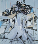 George Condo In The Brothel Demoiselles d'Avignon de Picasso